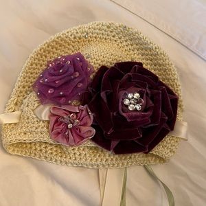 Beenie embelleshed hat